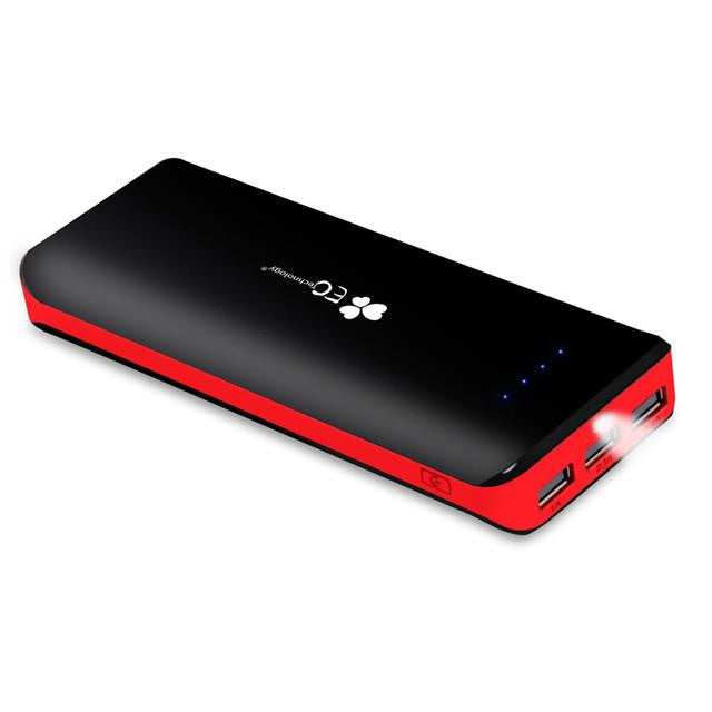 EC Technology Powerbank 20000mah High Capacity With LED Light-Powerbank-FreeShoppingTherapy